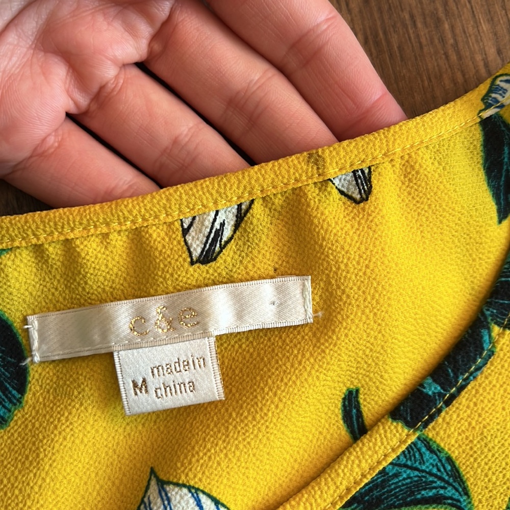 C&E Floral Tank Blouse - Picture 10 of 10